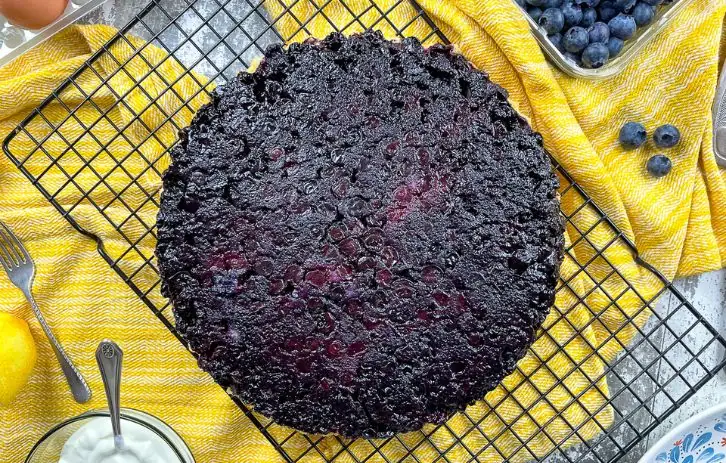 Blueberry Upside Down Cake