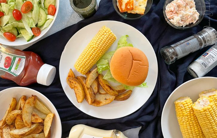 Minted Lamb Burgers