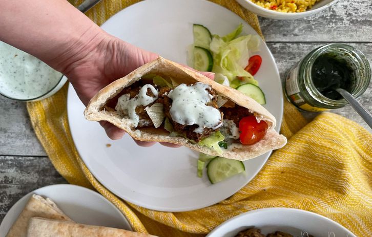 Minted Lamb Meatballs