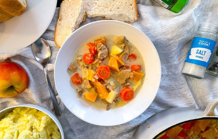 Pork and Apple Casserole - DonnaDundas